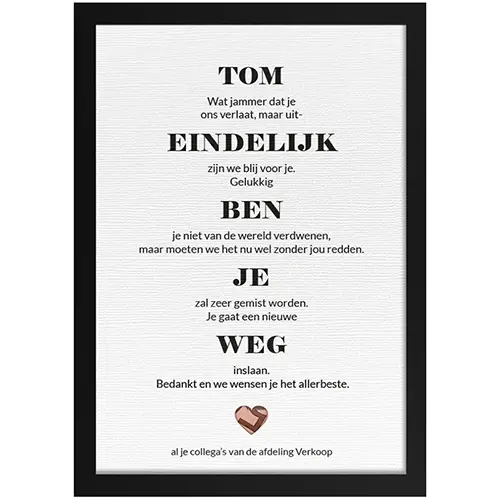 grappig geld cadeau geven aan collega bij een nieuwe baan, reorganisatie, pensioen of ontslag