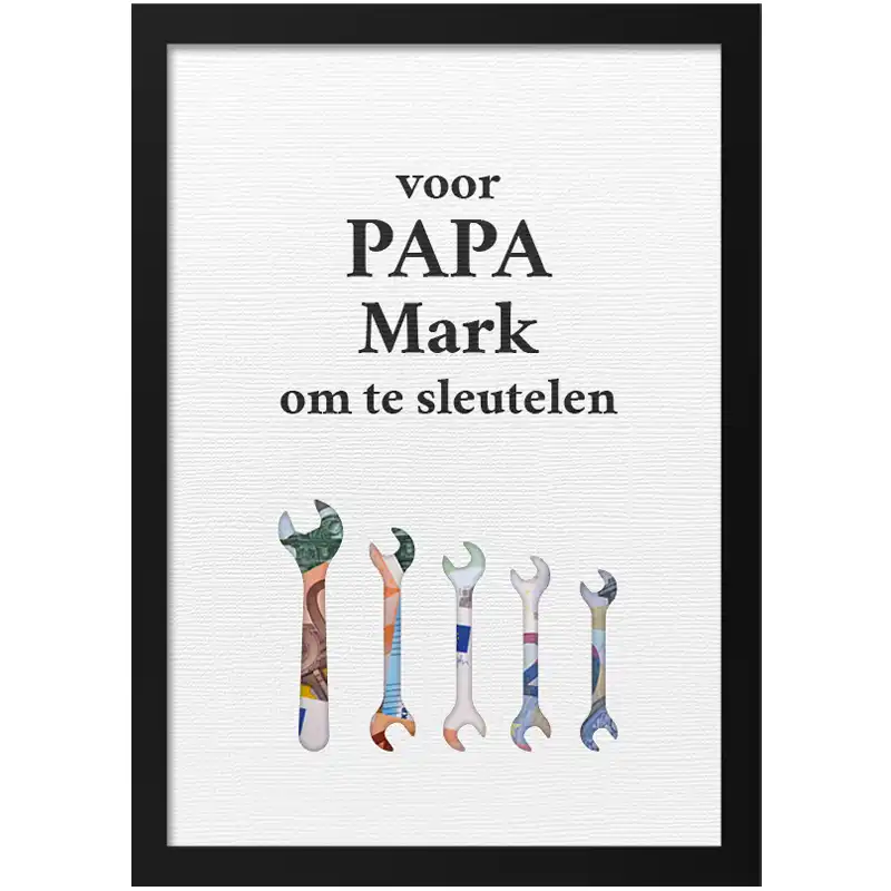 geld cadeau verjaardag papa